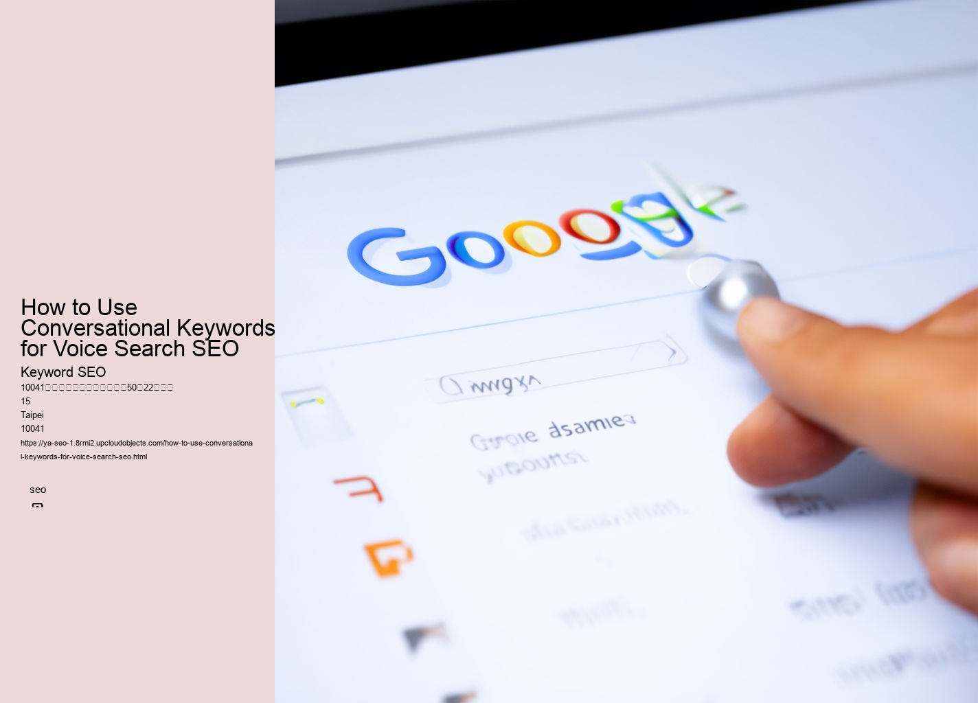 How to Use Conversational Keywords for Voice Search SEO